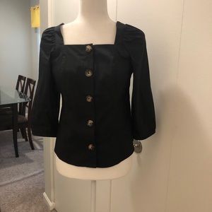 Ann Taylor lightweight button front top